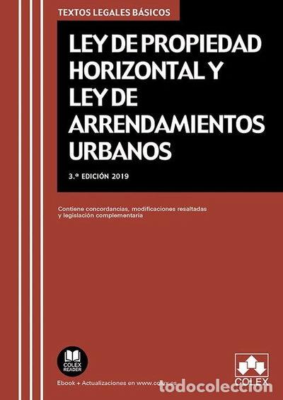 Libros: Ley de propiedad horizontal y ley de arrendamientos urbanos- 9788418025068