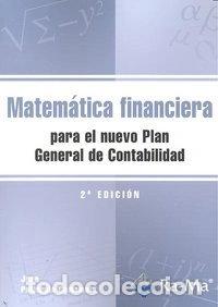 Livres: Matem&aacute;tica financiera para el nuevo Plan General de Contabilidad- 9788499640860