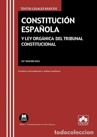 Livres: Constituci&oacute;n Espa&ntilde;ola y Ley Org&aacute;nica del Tribunal Constitucional- 9788413595863