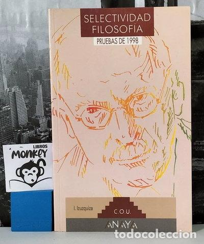 books: Selectividad Filosof&iacute;a. Pruebas de 1998- 9788420786773