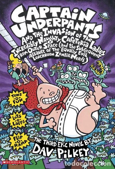 Libros: Captain Underpants and the Invasion of the Incredibly Naughty Cafeteria Ladie...- 9780439997102