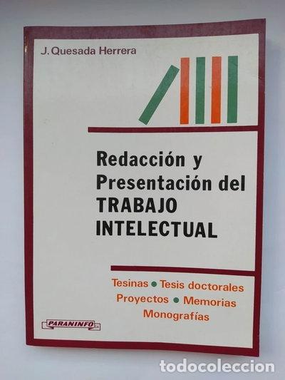 Libros: Redacci&oacute;n y presentaci&oacute;n del trabajo intelectual- 9788428312820