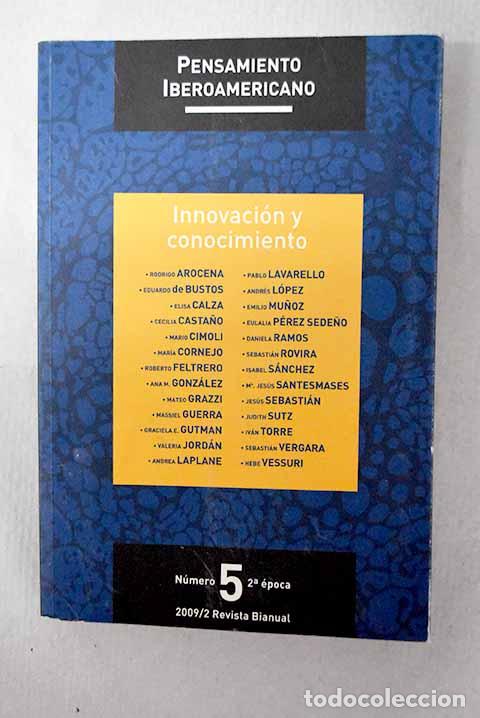 Libros: Innovaci&oacute;n y conocimiento, n&uacute;mero 5.- P&eacute;rez Sede&ntilde;o, Eulalia