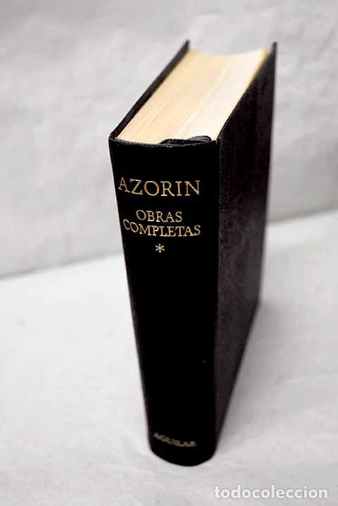 Libros: Obras completas, tomo I.- Martinez Ruiz, Jos&eacute; (Azor&iacute;n)