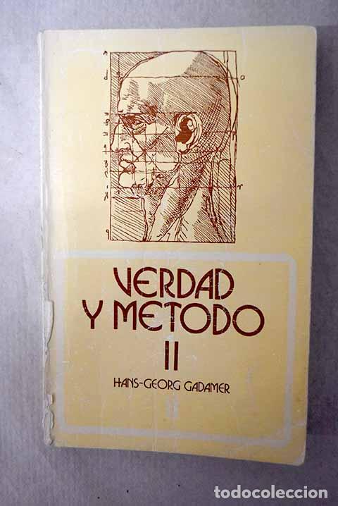 books: Verdad y m&eacute;todo, tomo II.- Gadamer, Hans-Georg
