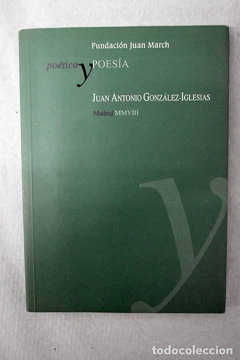 Libros: Juan Antonio Gonz&aacute;lez-Iglesias.- Gonz&aacute;lez Iglesias, Juan Antonio