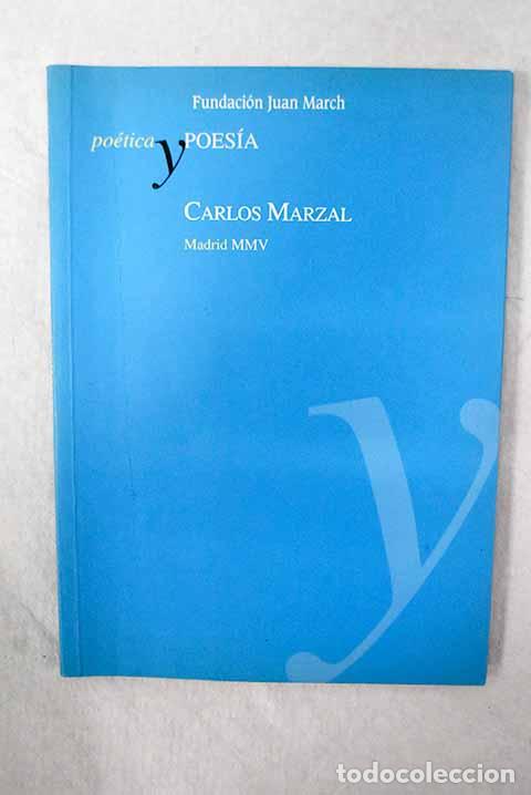 Libros: Carlos Marzal: Marzal, Carlos.- Marzal, Carlos