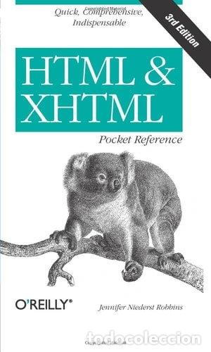 Libros: HTML and XHTML Pocket Reference- 9780596527273