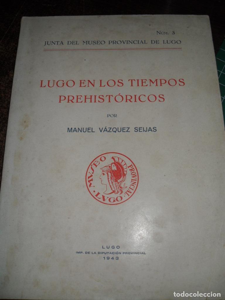 Livros em segunda m&atilde;o: LUGO EN LOS TIEMPOS PREHISTORICOS - MANUEL VAZQUEZ SEIJAS