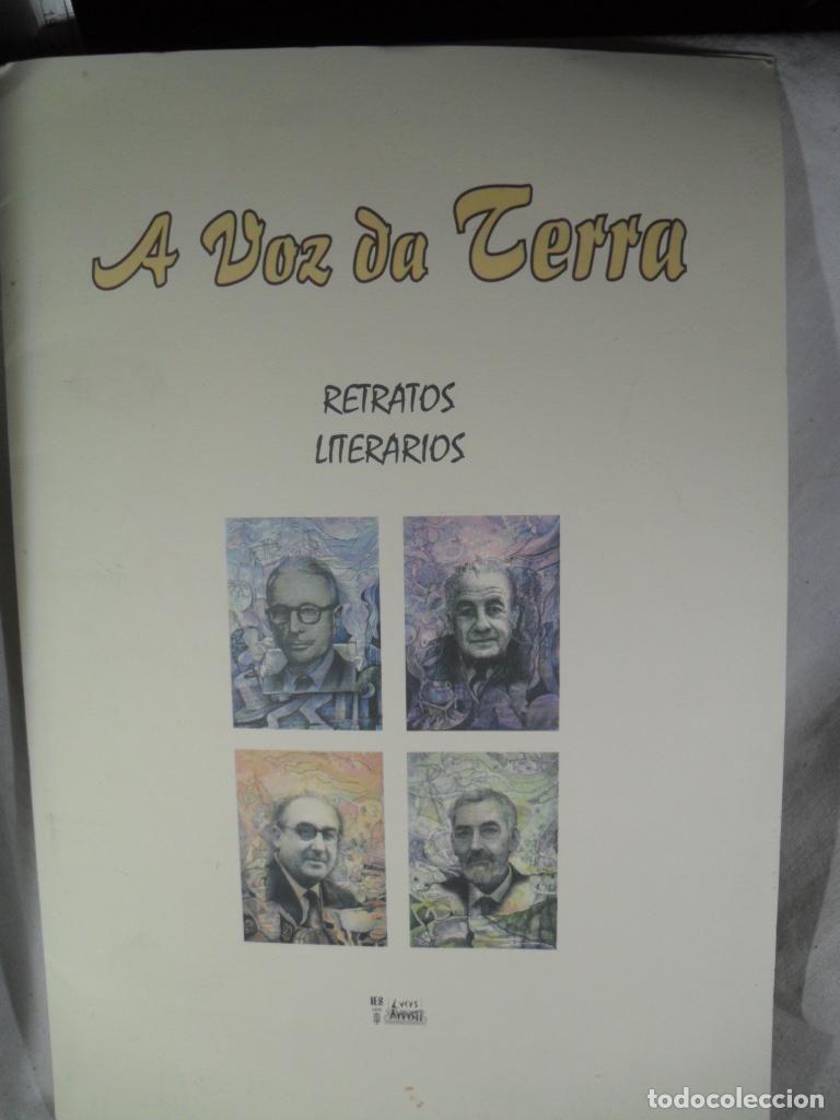 Livros em segunda m&atilde;o: A VOZ DA TERRA RETRATOS LITERARIOS FOLE - PIMENTEL - CUNQUEIRO - MANUEL MARIA - MANEL CELSO MATALOBO
