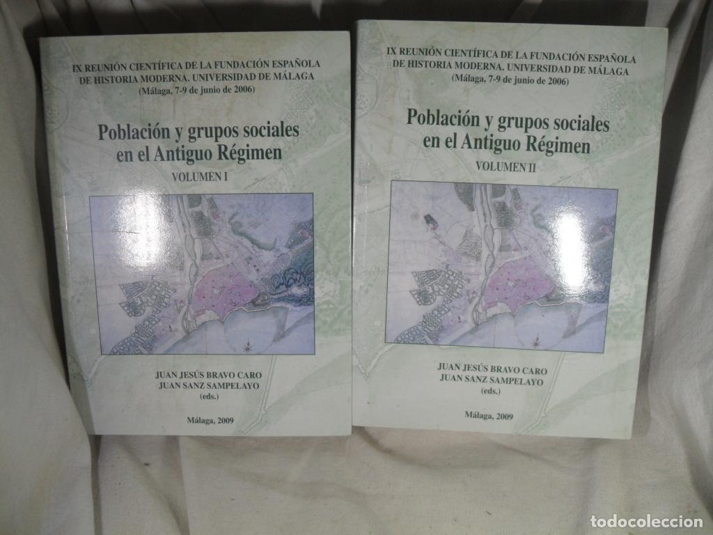Livres: POBLACION Y GRUPOS SOCIALES EN EL ANTIGUO REGIMEN I Y II - JUAN JESUS BRAVO - JUAN SANZ