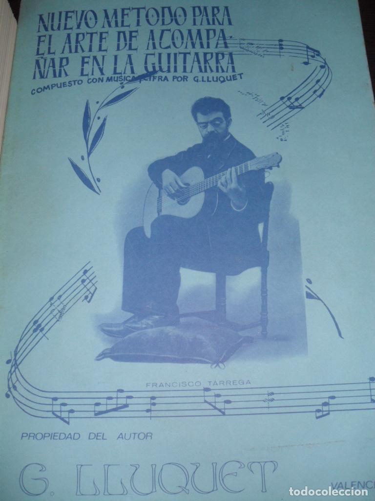 Libri di seconda mano: NUEVO METODO PARA EL ARTE DE ACOMPA&Ntilde;AR EN LA GUITARRA - G LLUQUET