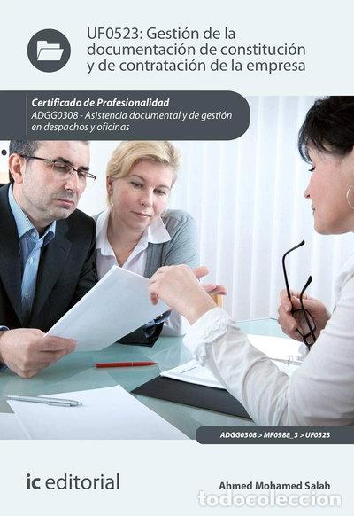 Libros: Gesti&oacute;n de la documentaci&oacute;n de constituci&oacute;n y de contrataci&oacute;n de la empresa- 9788491982722