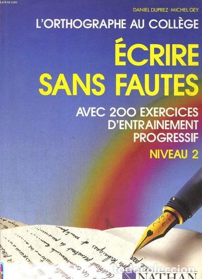 Livros em segunda m&atilde;o: Ecrire sans fautes. Niveau 2- 9782091743288