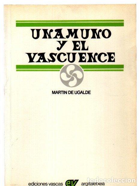 Libros: Unamuno y el vascuence - Ugalde, Martin de - Foto 1