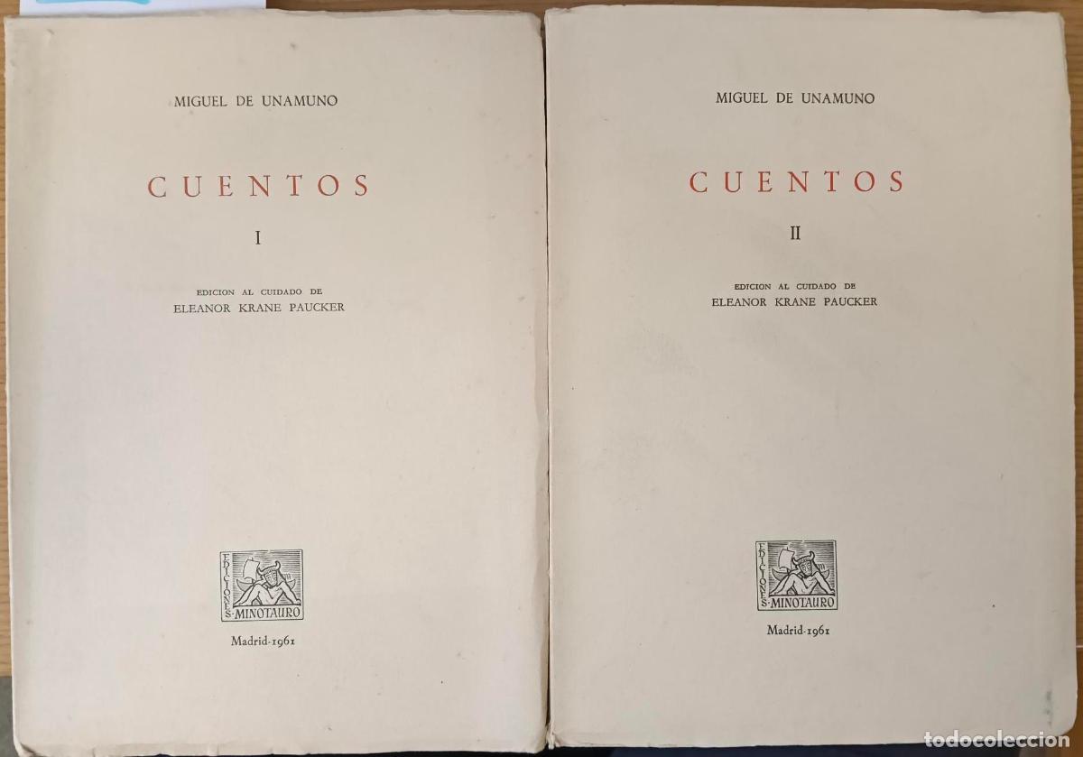 Libros: Cuentos I y II - Unamuno, Miguel de - Foto 1