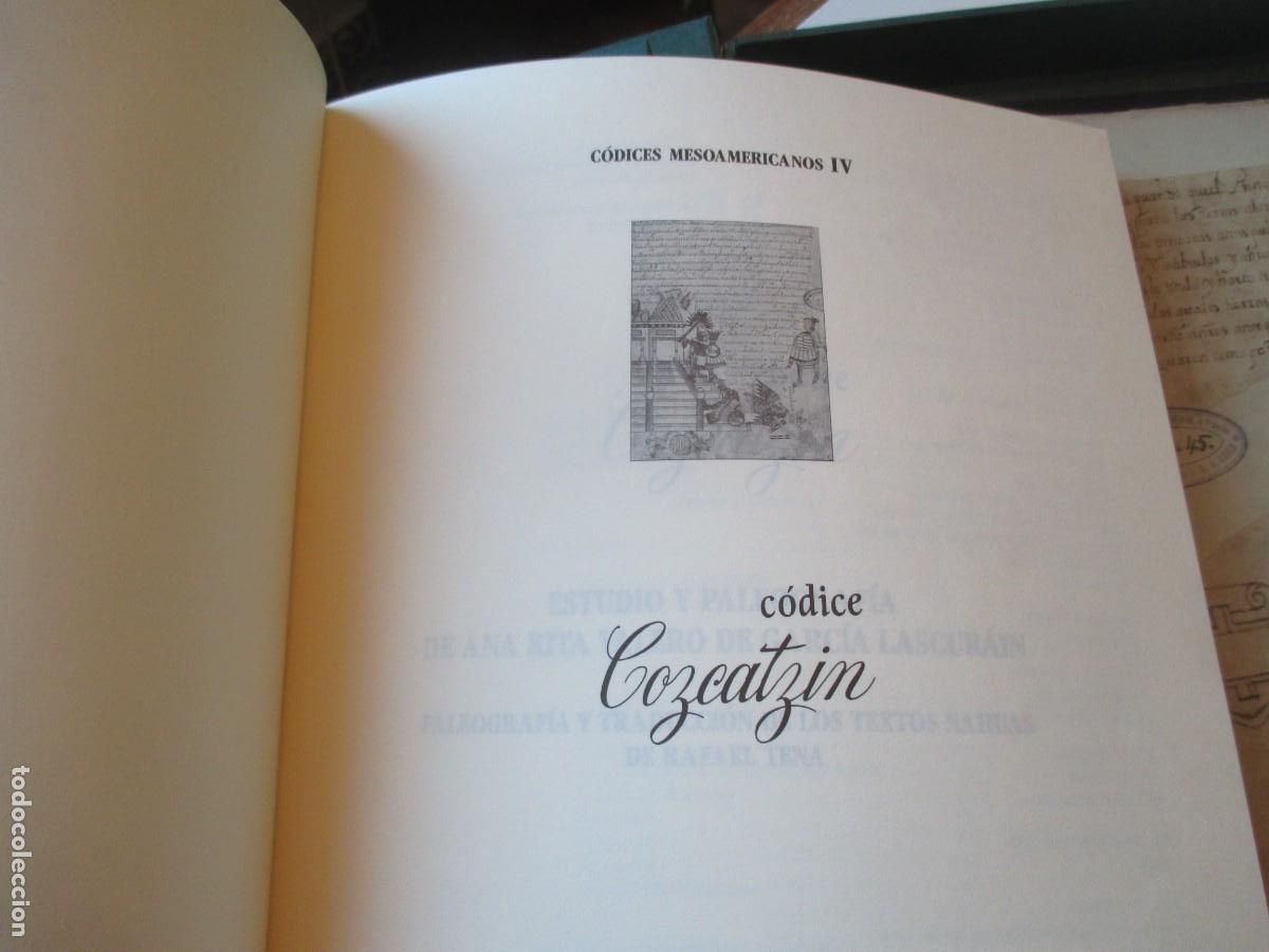 Libros: C&Oacute;DICE COZCATZIN C&oacute;dices Mesoamricanos IV (Semifacsimil + estudio) W42053 - Foto 5