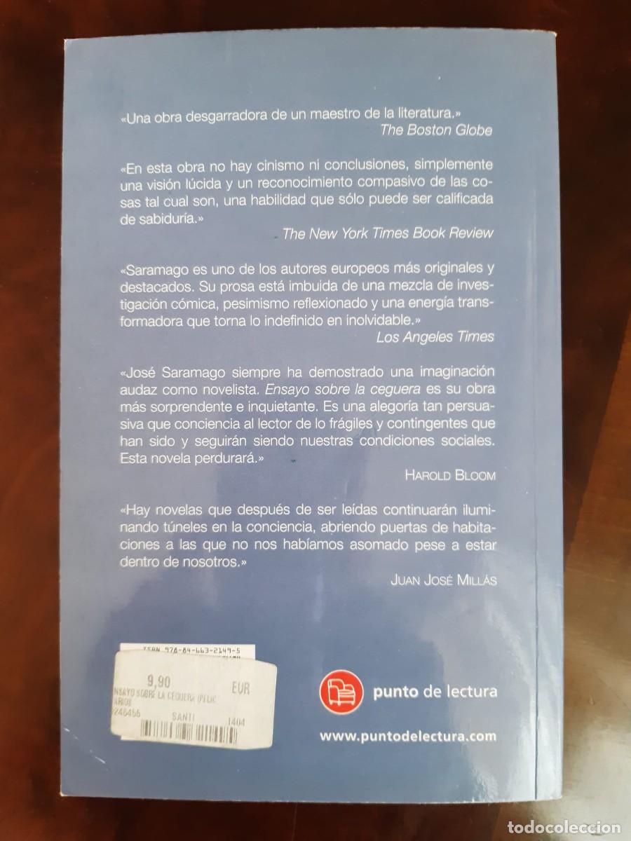 Libros: ENSAYO SOBRE LA CEGUERA. Jos&eacute; Saramago - Foto 2