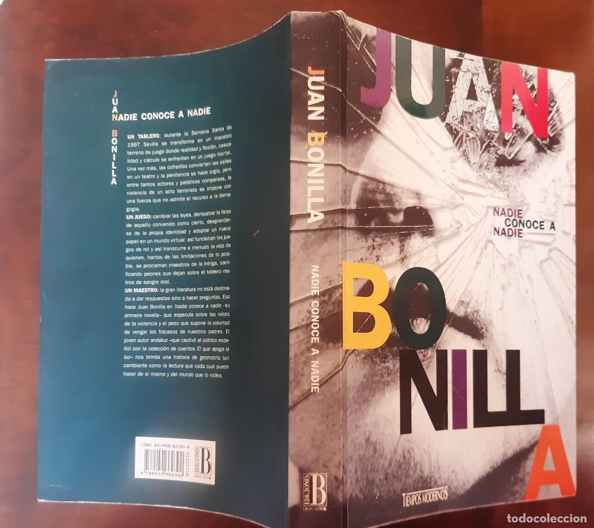 Libros: NADIE CONOCE A NADIE. Juan Bonilla - Foto 2
