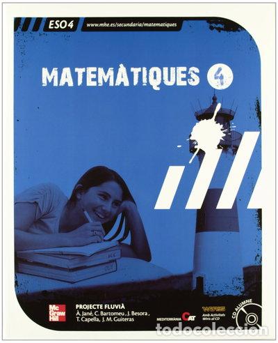 Libros: Matem&agrave;tiques. 4t. ESO (Catalu&ntilde;a)- 9788448162535