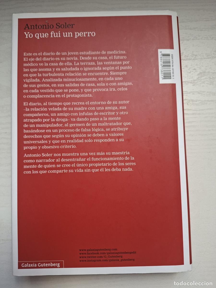 Libros: Yo que fui un perro - Soler, Antonio - Foto 3