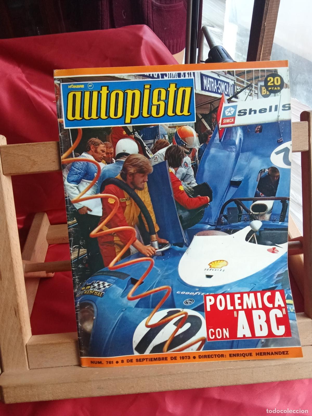 Libros: Revista Autopista N&ordm;761 Septiembre 1973 BA.1459