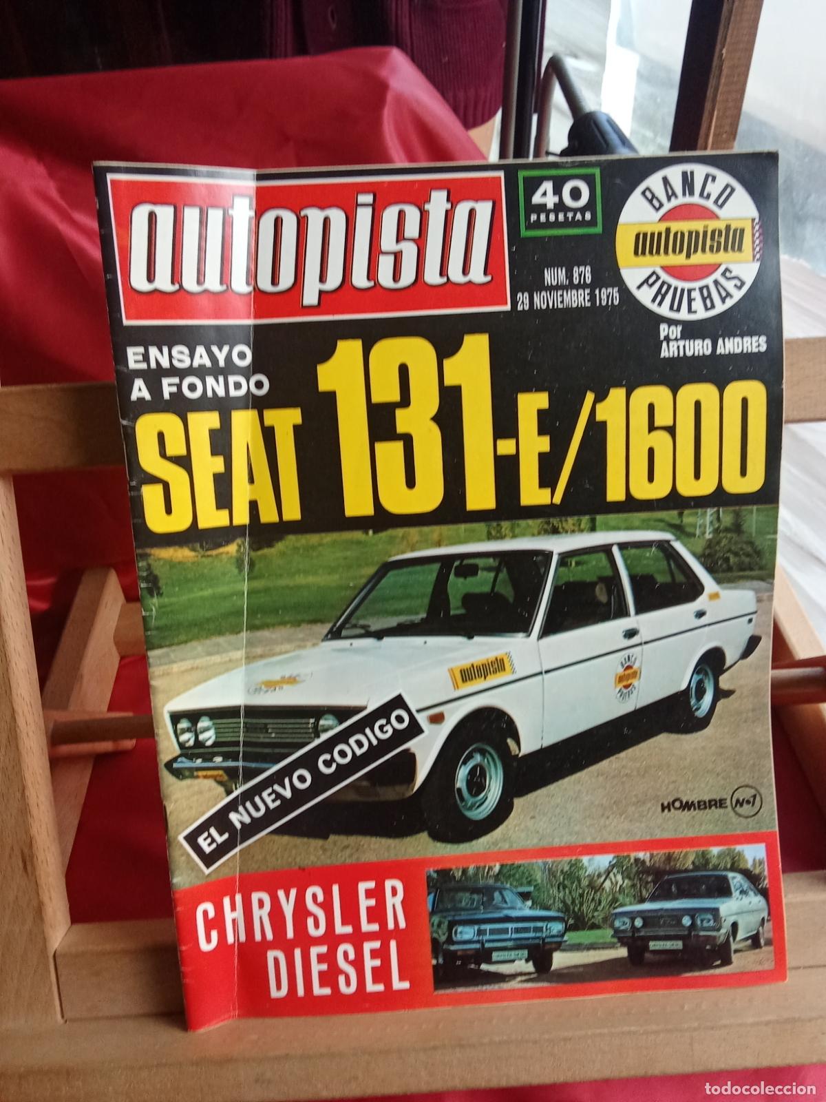 Libros: Revista Autopista N&ordm; 876 Noviembre 1975 BA.1461