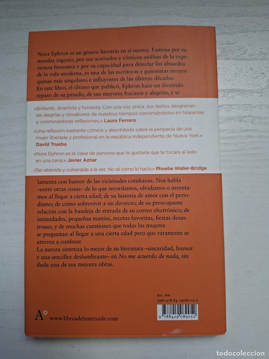 Libros: No me acuerdo de nada - Ephron, Nora - Foto 3