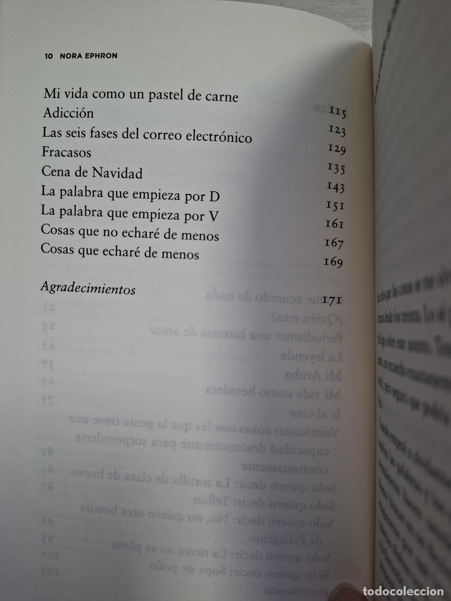 Libros: No me acuerdo de nada - Ephron, Nora - Foto 5