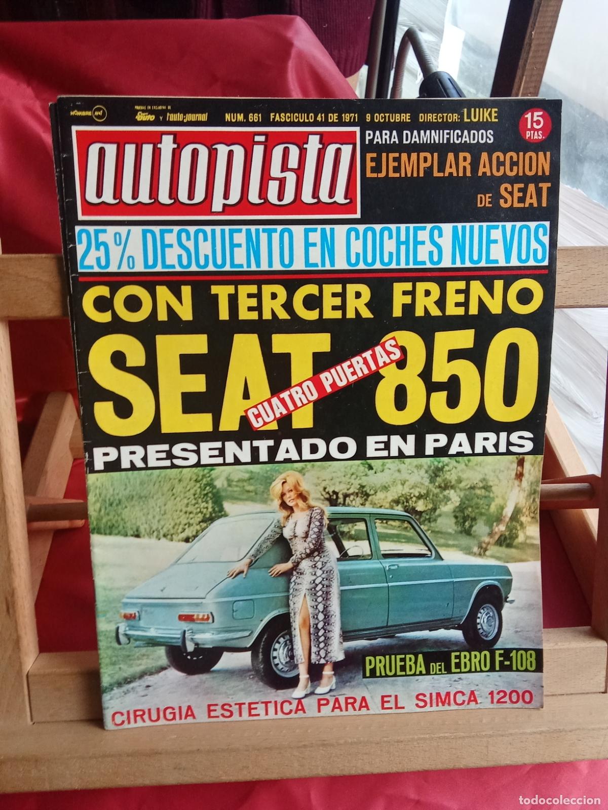 Libros: Revista Autopista N&ordm; 661 Octubre 1971 BA.1470