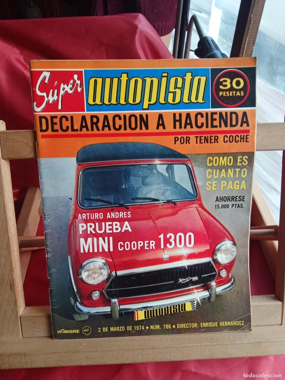 Libros: Revista Autopista N&ordm; 786 Marzo 1974 BA.1472