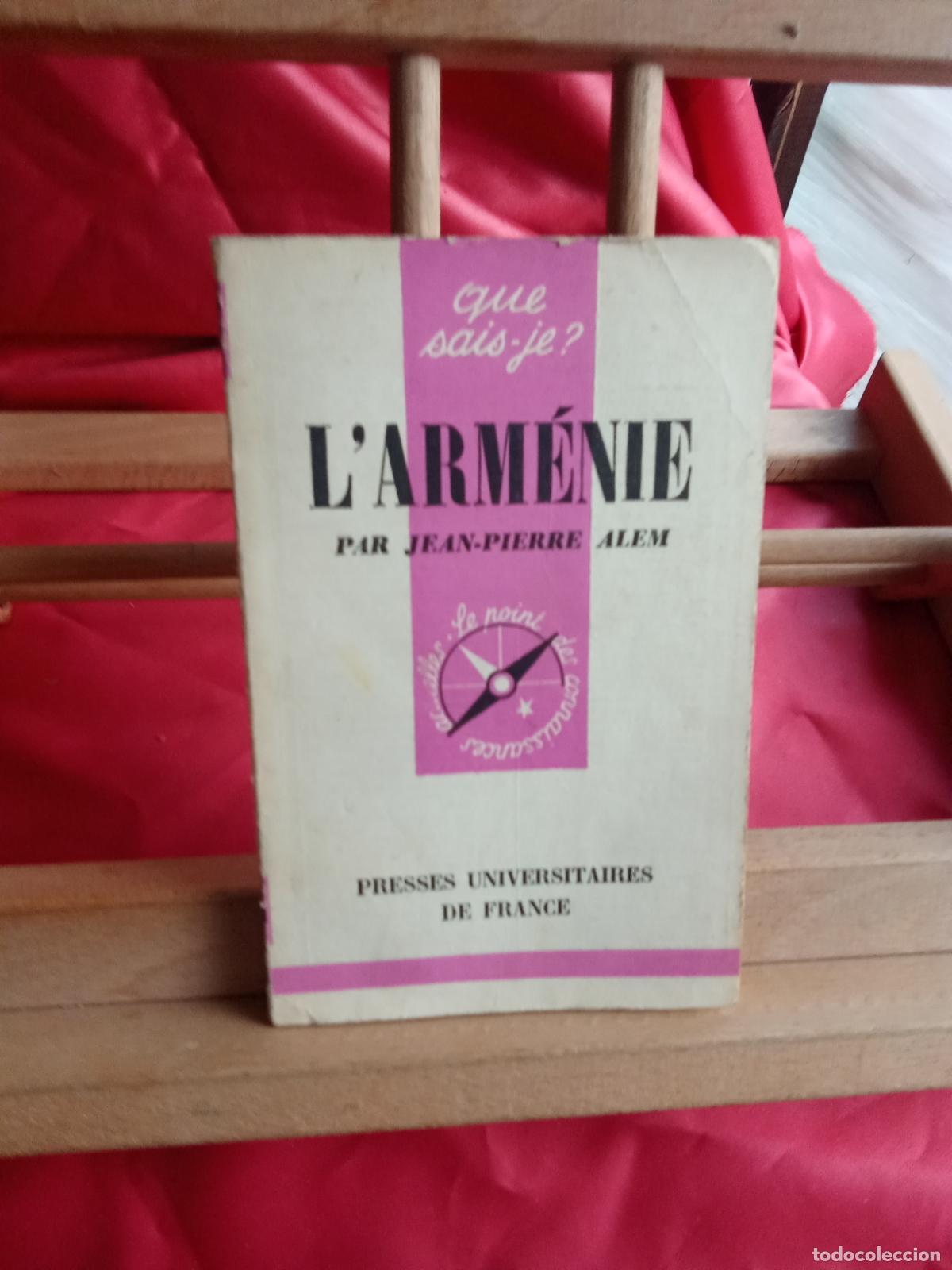 books: L'arm&eacute;nie. Jean-Pierre Alem L.8760-1528 franc&eacute;s