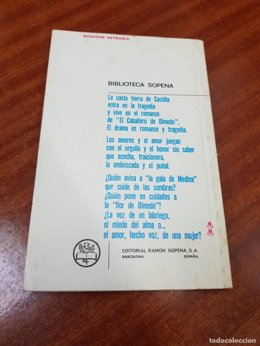 Libros: EL CABALLERO DE OLMEDO-LOPE DE VEGA - Foto 2