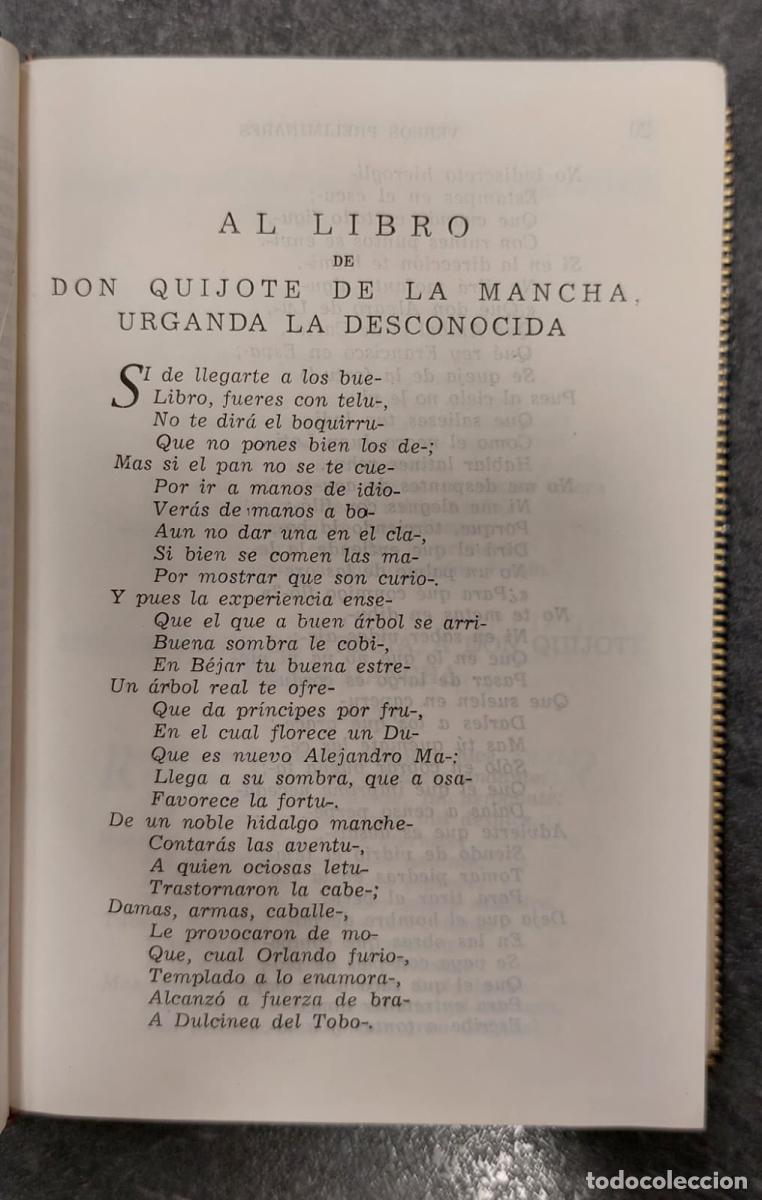 Libros: EL QUIJOTE - DE CERVANTES SAAVEDRA. MIGUEL - Foto 3