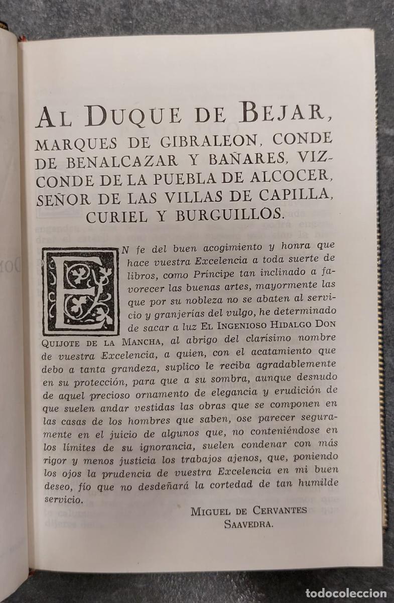 Libros: EL QUIJOTE - DE CERVANTES SAAVEDRA. MIGUEL - Foto 4