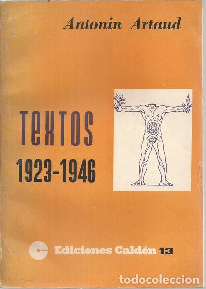 Libros: TEXTOS 1923-1946 - ARTAUD, ANTONIN - Foto 2