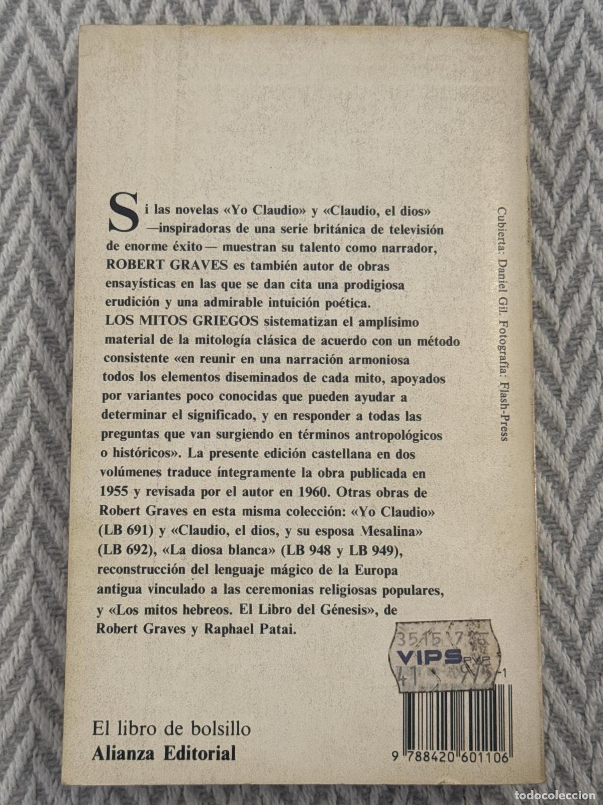 Libros: Los mitos griegos 1 - Robert Graves - Foto 3