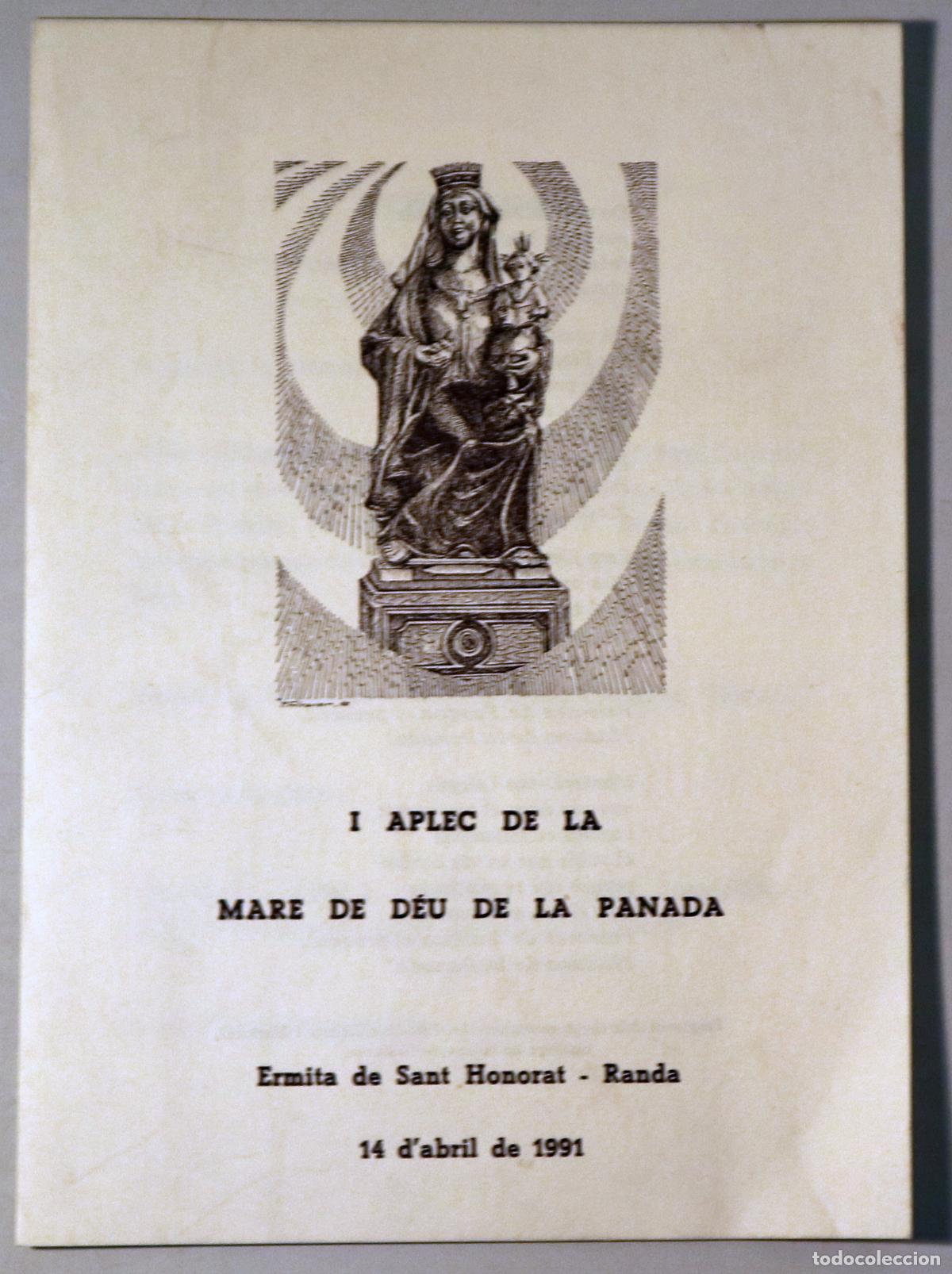 Libri di seconda mano: I APLEC DE LA MARE DE D&Eacute;U DE LA PANADA - Randa 1991