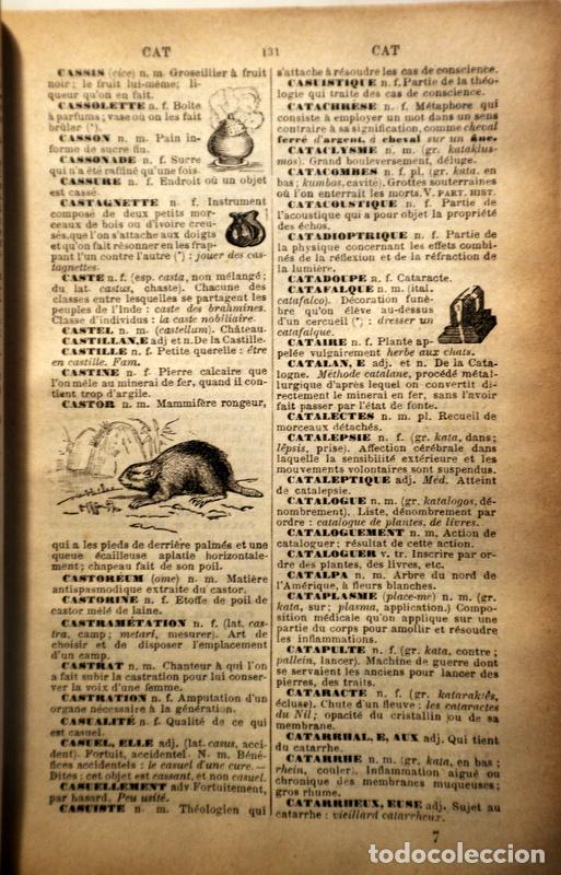 Libros: LAROUSSE, Pierre - DICTIONNAIRE complet illustr&eacute; - Paris 1897 - Ilustrado