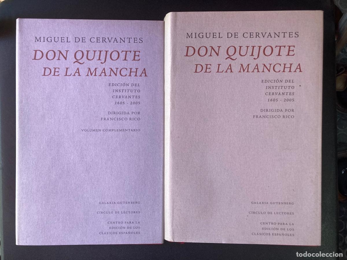 Libri di seconda mano: Miguel de Cervantes - Don Quijote de la Mancha. Incluye el volumen complementario