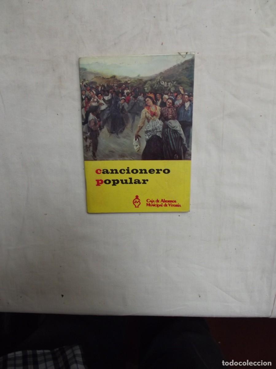 Libros: CANCIONERO POPULAR EDITADO POR LA CAJA MUNICIPAL DE VITORIA