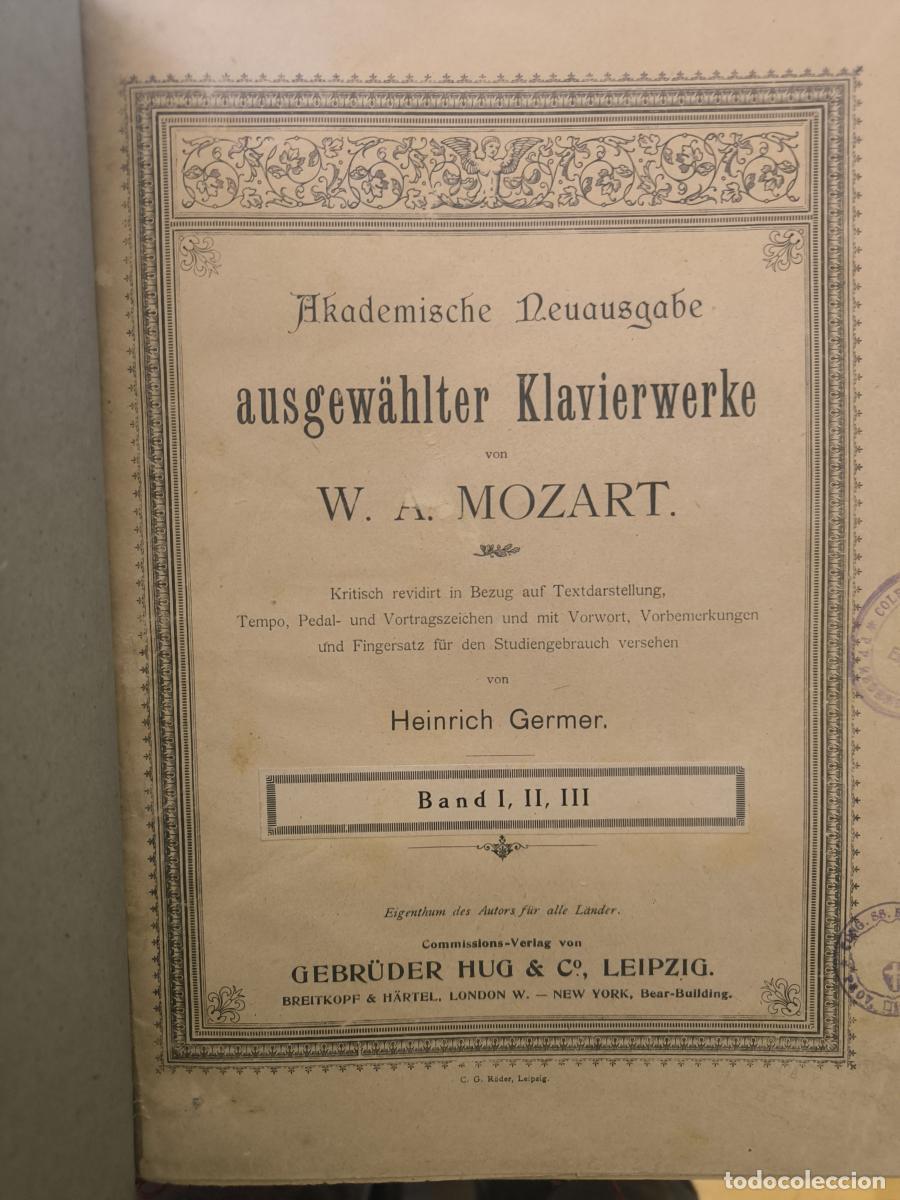 Livres: Partituras Akademische Neuausgabe ausgew&auml;hlter Klavierwerke von W. A. Mozart - Wolfgang Amadeus Moza