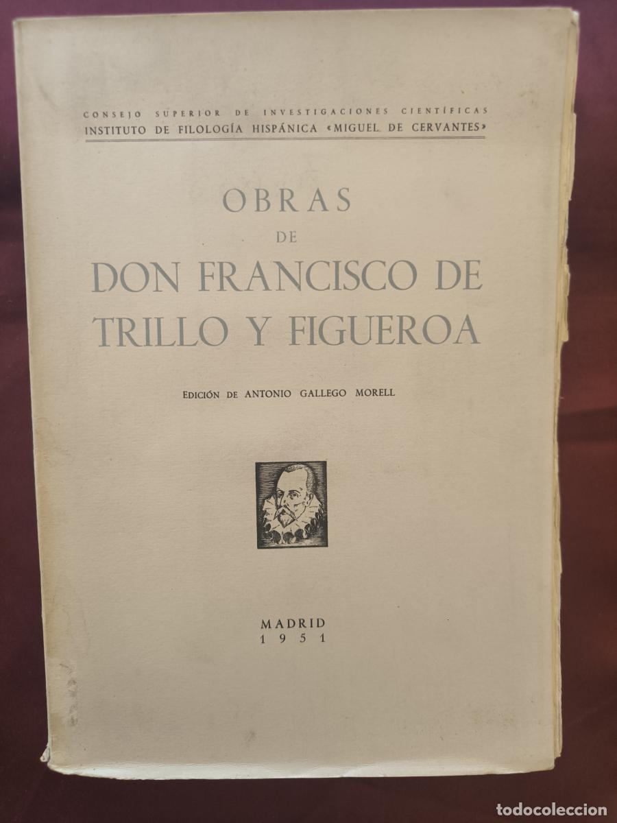books: Obras - Trillo y Figueroa, Don Francisco de
