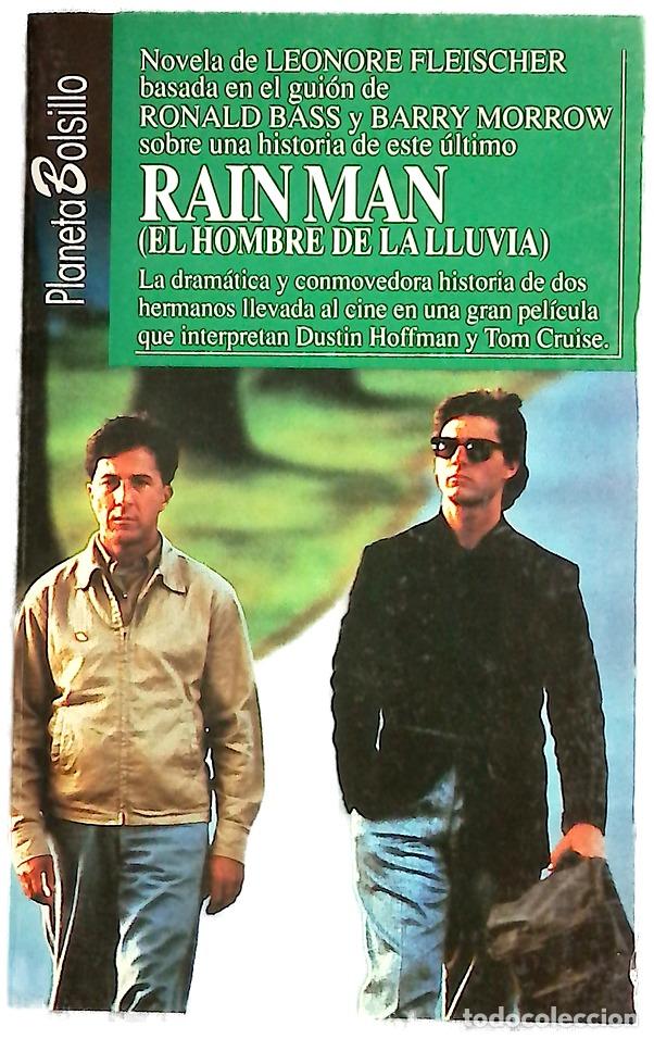books: Rain man El hombre de la lluvia : novela de Leonore Fleischer, basada en el gui&oacute;n de Ronald Bass ...