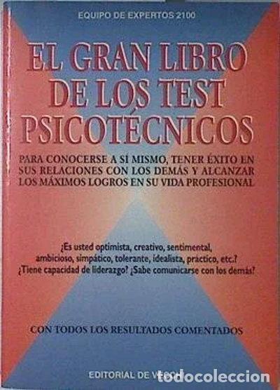 Libros: El Gran Libro de los Test Psicot&eacute;cnicos- 9788431517403