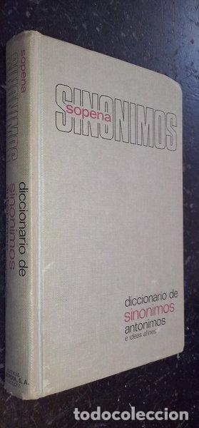 Libros: Diccionario de sin&oacute;nimos, ant&oacute;nimos e ideas afines- 9788430300655