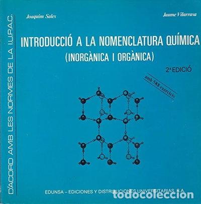 Livros em segunda m&atilde;o: Introducci&oacute; a la nomenclatura qu&iacute;mica (Inorg&agrave;nica i Org&agrave;nica)- 9788485257744