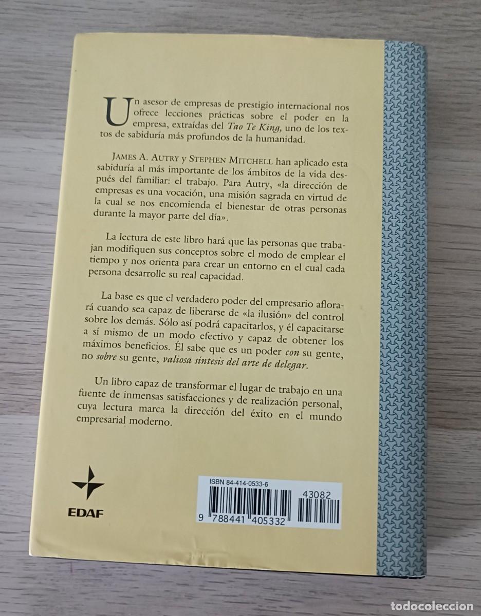 Libros: El poder verdadero: Lecciones del Tao Te King para la empresa, EDAF 1995 - Foto 2