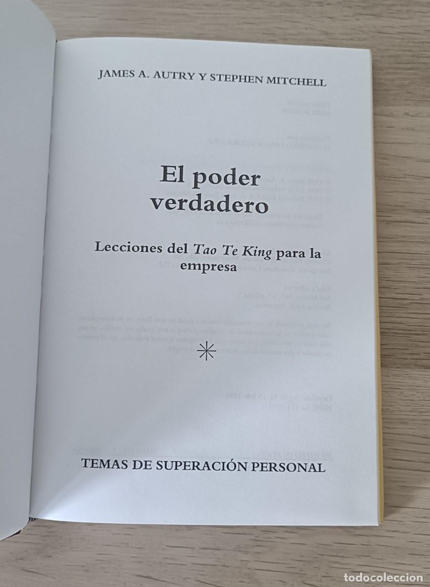 Libros: El poder verdadero: Lecciones del Tao Te King para la empresa, EDAF 1995 - Foto 4