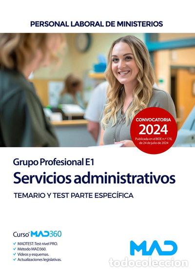 Libros: Servicios administrativos (Grupo Profesional E1). Personal laboral de Ministe...- 9788414285626